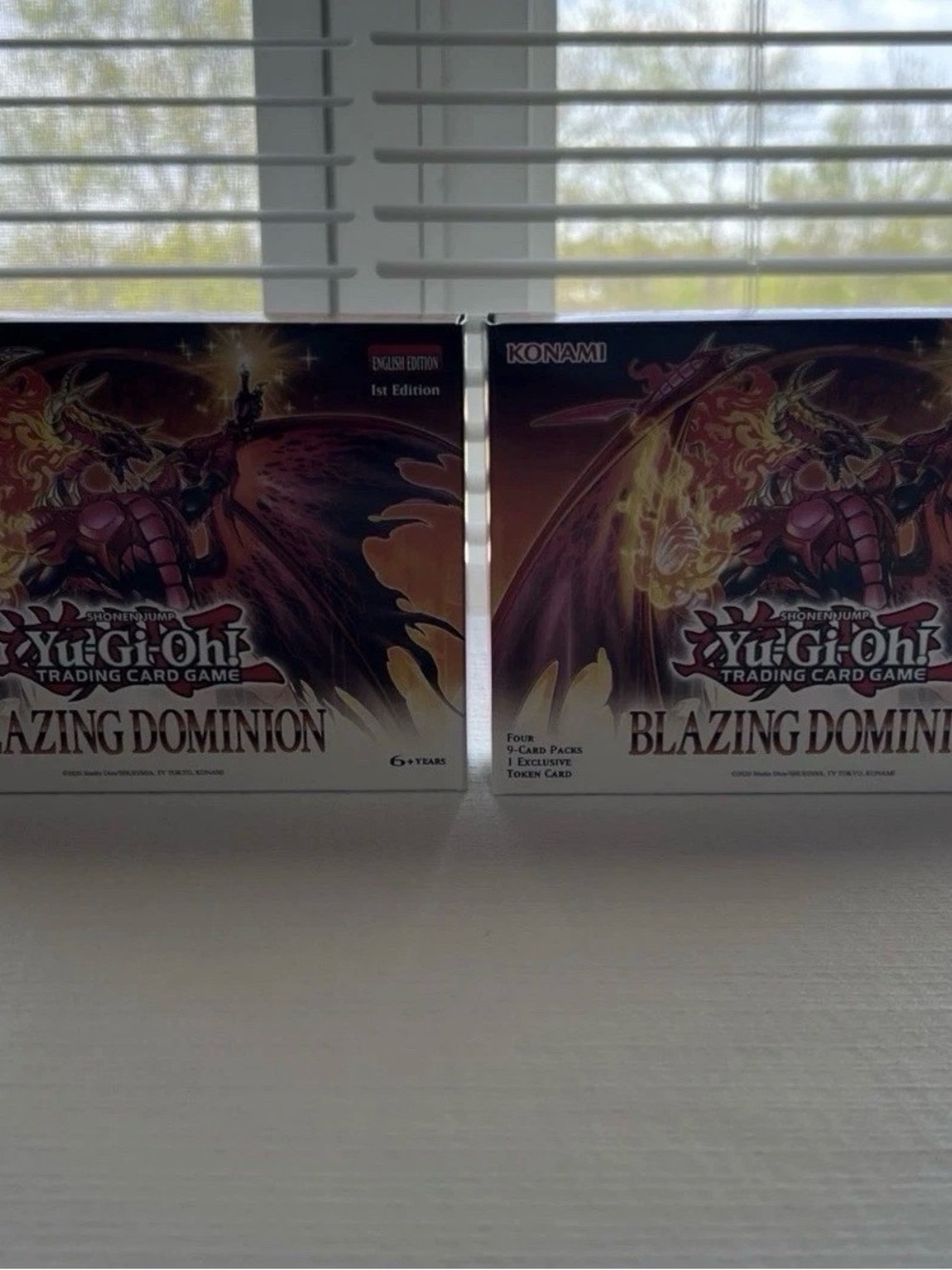 Yu-Gi-Oh! 2 BOXES Of TCG Blazing Dominion Box English Sealed 1st Edition